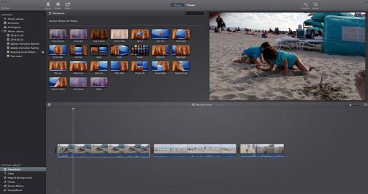 Photographie - Comment ajouter des transitions à votre projet iMovie '11