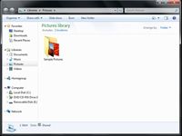 Photographie - Comment ajouter des fenêtres serveur domestique dossiers partagés à un ordinateur Windows 7 bibliothèque
