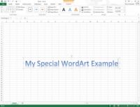 Comment ajouter wordart dans Excel 2,013
