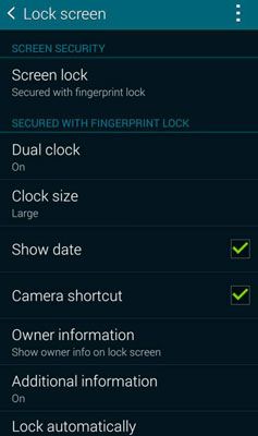 Photographie - Comment ajouter votre numéro de contact sur 5 de l'économiseur d'écran du Samsung Galaxy
