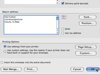 Comment aborder enveloppes dans Word 2008 pour Mac