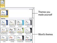 Comment appliquer un thème de document dans Word 2010