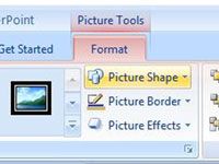 Comment appliquer une forme d'image dans PowerPoint 2007