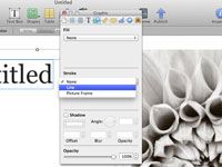 Comment appliquer des styles de ligne à des objets dans iBooks Author