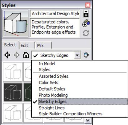 Photographie - Comment appliquer des styles à vos modèles dans Google SketchUp 8