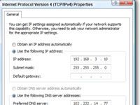 Comment attribuer une adresse IP locale statique dans Windows Vista
