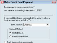 Comment équilibrer votre compte de carte de crédit dans Quicken 2,010