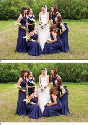 Photographie - Comment renforcer les couleurs et ajuster la clarté de photographie de mariage modifications
