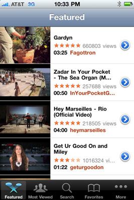 Photographie - Comment naviguer vidéos YouTube depuis votre iPhone