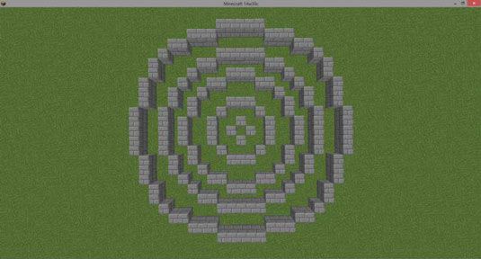 Photographie - Comment construire des cercles et des sphères dans Minecraft