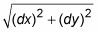 Le théorème de Pythagore est la clé de la formule de longueur d'arc.