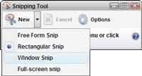 Comment faire pour capturer des captures d'écran en utilisant Windows Vista's snipping tool