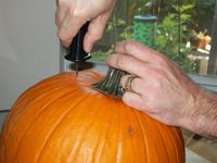 Photographie - Comment se tailler une citrouille pour Halloween