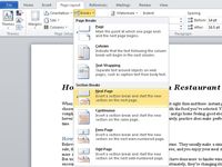 Comment centrer une page dans un document de Word 2010