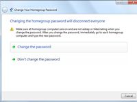 Comment changer un mot de passe de groupe résidentiel dans Windows 7