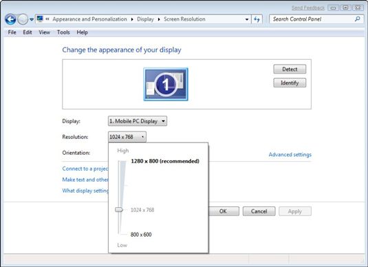 Photographie - Comment changer la résolution d'écran dans Windows 7