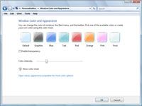 Comment changer le schéma de couleurs dans Windows Vista