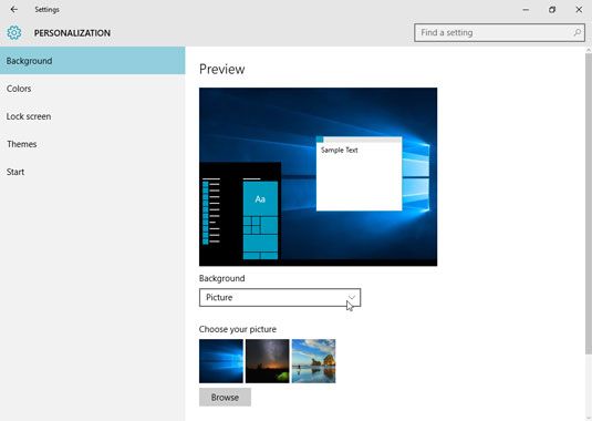 Photographie - Comment changer le fond d'écran sous Windows 10