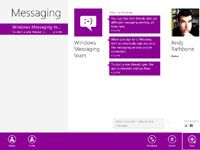 Comment discuter à travers les fenêtres 8 messagerie app