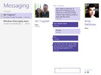 Comment discuter à travers les fenêtres 8 messagerie app