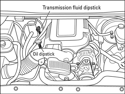 Photographie - Comment vérifier le liquide de transmission automatique