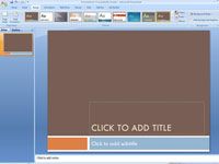 Comment choisir un design pour votre présentation PowerPoint 2007