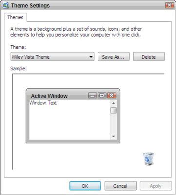 Photographie - Comment choisir un thème de bureau dans Windows Vista
