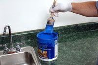 Comment nettoyer la peinture au latex de pinceaux