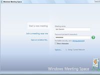 Comment collaborer avec un espace de réunion de fenêtres sur un réseau ad hoc