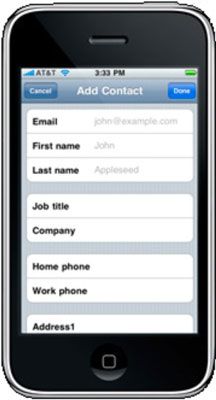 Certaines applications mobiles vous permettent de collecter les adresses e-mail en personne. [Crédit: Gracieuseté de ConstantCont