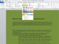 Comment colorer les pages d'un document de Word 2010