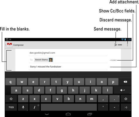 Photographie - Comment composer un message e-mail sur votre Nexus 7