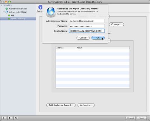 Photographie - Comment configurer l'authentification unique pour les clients Mac en serveur de lion