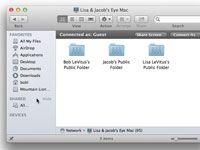 Photographie - Comment se connecter à disque ou dossier partagé sur Mac distant