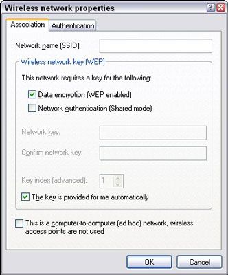 Photographie - Comment connecter votre ordinateur à un SSID inconnu dans Windows XP