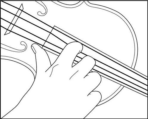Comment contacter la touche correctement sur le violon