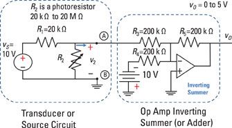 Photographie - Comment convertir la lumière en électricité avec des circuits opérationnels simples