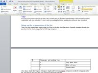 Comment convertir le texte à la table dans Word 2010