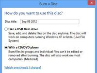 Comment copier des fichiers sur CD ou DVD avec Windows 8