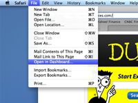 Comment créer un widget Dashboard personnalisé sous Mac OS X Snow Leopard