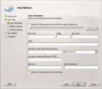 Comment créer une boîte aux lettres réseau Exchange Server 2010