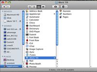 Photographie - Comment créer une feuille de calcul dans Mac Snow Leopard