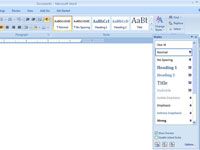 Comment créer un style basé sur du texte formaté dans Word 2007