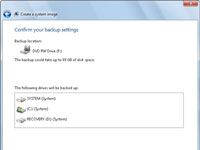 Comment créer une image du système dans Windows 7