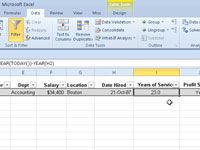 Comment créer un tableau dans Excel 2010