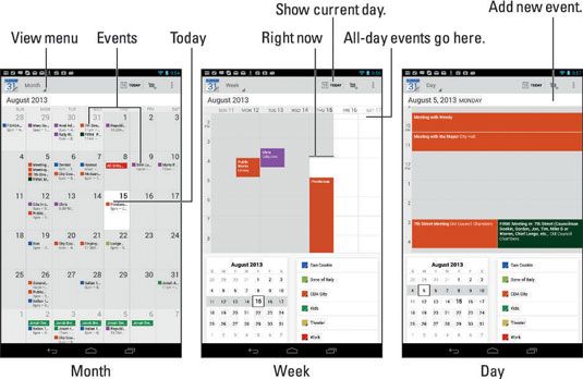Photographie - Comment créer un événement sur le calendrier de votre tablette Android