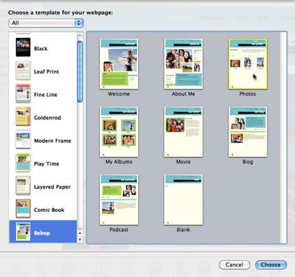 Photographie - Comment créer une page de photos iWeb dans iLife '11