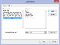 Comment créer des listes remplissage automatique personnalisé dans Excel 2013