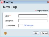 Comment créer Quicken 2010 tags