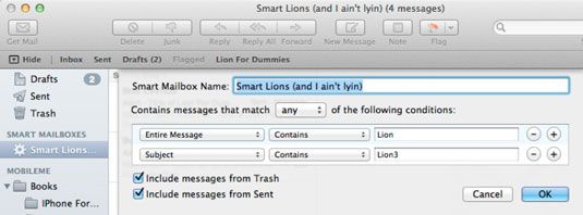 Photographie - Comment créer des boîtes aux lettres intelligentes dans Mac OS X Lion